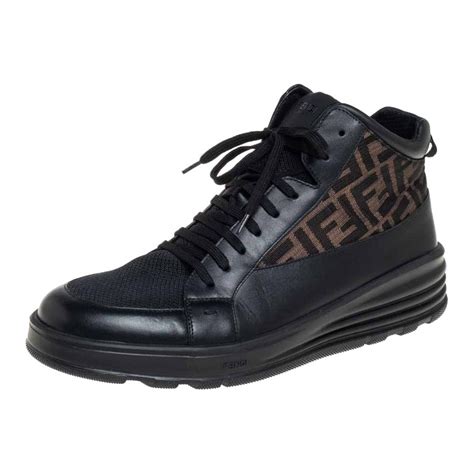 fendi monogram hi top sneakers|FENDI Zucca.